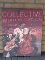 Jazz muzikanten op canvasdoek, Ophalen