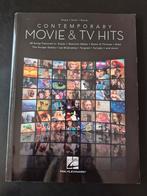 Contemporary movie & tv hits voor piano, zang en gitaar, Ophalen of Verzenden, Zo goed als nieuw, Populair, Zang