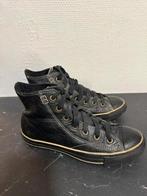 YV3161: Vintage Converse All Start Gympen Size: 37.5, Gedragen, Ophalen of Verzenden, Sneakers of Gympen, Zwart