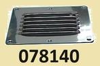 078140 Louvre ventilatieroosters RVS. Afm.127x115 mm € 10,95, Watersport en Boten, Ophalen of Verzenden, Nieuw, Overige typen