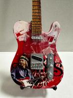 Mark Knopfler Dire Straits miniatuur gitaar van hout 25cm, Verzamelen, Info@deconoord.nl, Verzenden, Deco Noord, Nieuw