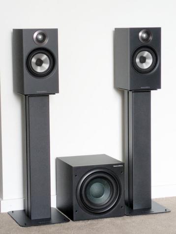 Bowers & Wilkins B&W 607 met staanders + ASW 608 sub beschikbaar voor biedingen