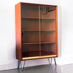 Vintage boekenkast | vitrinekast | jaren 60 | formule meubel, 100 tot 150 cm, 50 tot 100 cm, Niet bekend, 25 tot 50 cm