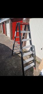 2x7 treden dubbele trap, Doe-het-zelf en Verbouw, Ophalen of Verzenden, Zo goed als nieuw, Minder dan 2 meter