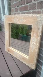 Spiegel met inlay, Minder dan 50 cm, Ophalen of Verzenden, Zo goed als nieuw, Minder dan 100 cm