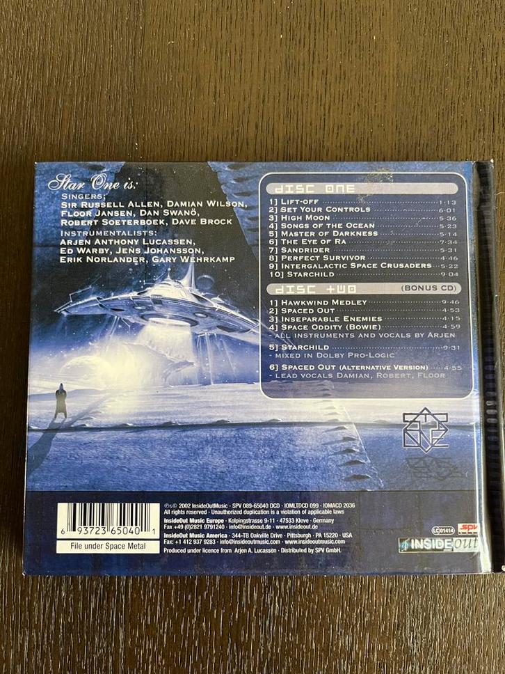 Arjen Lucassen’s Star One Space Metal Limited Edition, Cd's en Dvd's, Cd's | Overige Cd's, Zo goed als nieuw, Boxset, Ophalen