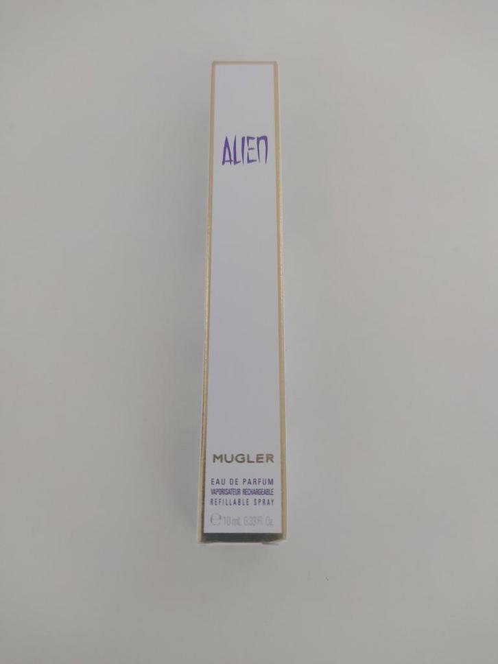 Nieuw Mugler Alien Parfum 10 ml Travelspray Orgineel, Sieraden, Tassen en Uiterlijk, Uiterlijk | Parfum, Nieuw, Ophalen of Verzenden