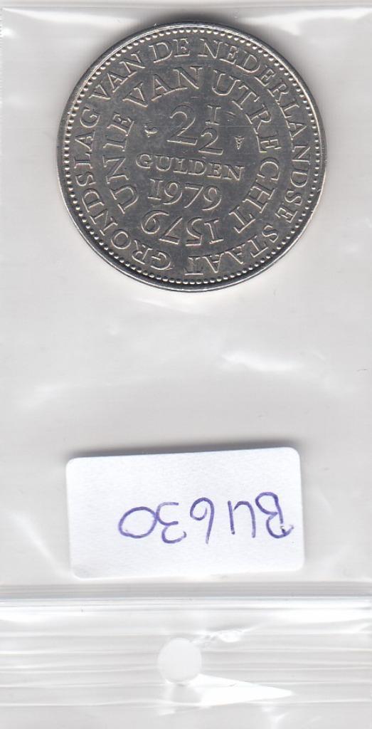 S1-BUU-0630X-M46 Nederland 1 Rijksdaalder UNC 1979 KM197, Postzegels en Munten, Munten | Nederland, 2½ gulden, Koningin Juliana