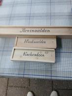 houten breinaalden haaknaalden en knopen doos, Hobby en Vrije tijd, Breien en Haken, Ophalen of Verzenden, Zo goed als nieuw, Breien of Haken