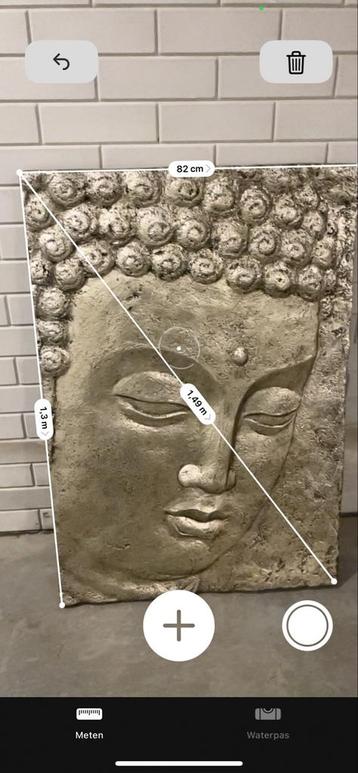 Boeddha Wandreliëf Metallic beschikbaar voor biedingen