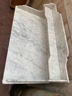 Frans antieke wastafel wasmeubel tafel met marmer, Antiek en Kunst, Ophalen