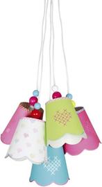 Lief LF12005 - Lief! hanglamp plafondlamp gekleurde kapjes, Ophalen, Zo goed als nieuw, Metaal, Plafondlamp kinderlamp