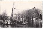 0ud-vossemeer mensen worden gered bij kerk m boot 1906, Ophalen of Verzenden, Voor 1920, Gelopen, Zeeland
