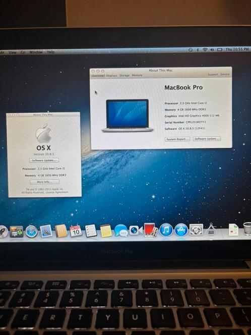 Nette Macbook Pro 2013!, Computers en Software, Apple Macbooks, Gebruikt, MacBook Pro, 13 inch, 2 tot 3 Ghz, 512 GB, 4 GB, Qwerty