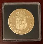 Nederland 2½ gulden 1980 vergulde replica in slap., Ophalen of Verzenden, Koningin Juliana, 2½ gulden