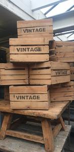 Vintage Fruitkisten | Appelkisten | Houten Kratten, Ophalen, Minder dan 50 cm, Gebruikt, 50 tot 100 cm