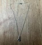 ketting ragfijn dames zilverkeur zwaardje 925 hartje, Ophalen of Verzenden, Zo goed als nieuw, Zilver, Zilver