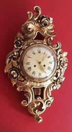 Mooie antieke Zweedse cartelklok Gustavian stijl, Ophalen, Zo goed als nieuw, Analoog, Wandklok