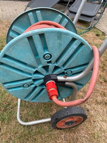 Gardena tuinslag(20meter) op haspel  beschikbaar voor biedingen