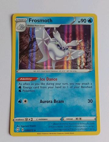 Frosmoth 030/072 shining fates beschikbaar voor biedingen