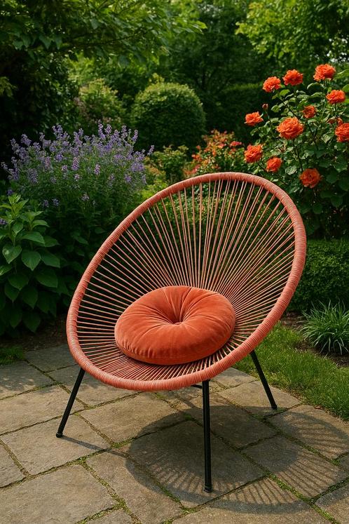 2 mooie stoelen incl kussens., Tuin en Terras, Tuinstoelen, Zo goed als nieuw, Ophalen of Verzenden