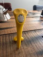 Alessi Knoflookpers - Geel, Ophalen of Verzenden, Zo goed als nieuw