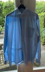 Lichtblauw Wit Overhemd Zwarte Tulp XL 43/44 55% katoen, Blauw, Zwarte Tulp, Ophalen of Verzenden, Gedragen