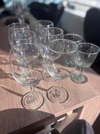Set van 6 wijn glazen: GRATIS, Ophalen, Glas of Glazen, Effen, Glas