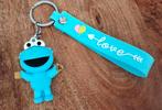 Sesamstraat koekiemonster Oscar sleutelhanger, Ophalen of Verzenden, Nieuw, Knuffel of Figuurtje