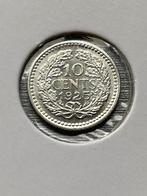 10 cent 1925 UNC, Postzegels en Munten, Munten | Nederland, Verzenden, Zilver, 10 cent, Koningin Wilhelmina