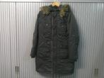 Leuke lang Grijs kleurige Jas, Ophalen of Verzenden, Zo goed als nieuw, Maat 38/40 (M), Grijs