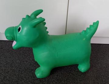 * Vintage skippydier groene draak opknapper *  beschikbaar voor biedingen