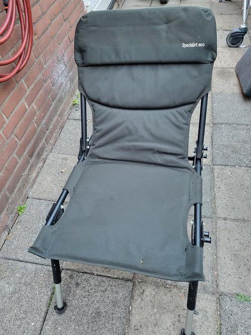 2 karper stoelen plus schepnet, Watersport en Boten, Hengelsport | Algemeen, Zo goed als nieuw, Net of Fuik, Ophalen