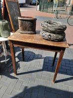 Brocante oud houten tafeltje, Ophalen