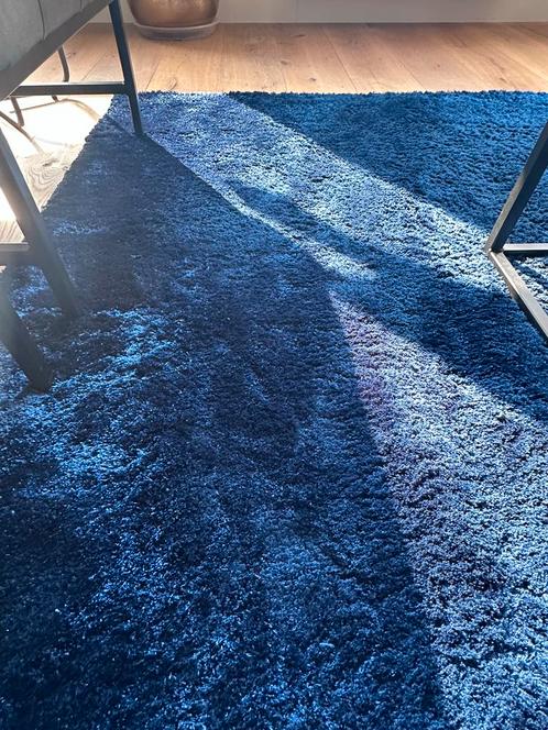 Blauw Hoogpolig Vloerkleed 200x290cm, Huis en Inrichting, Stoffering | Tapijten en Kleden, Zo goed als nieuw, 200 cm of meer, 200 cm of meer
