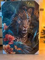 Canvas Tijger met Steentjes 100x70, Ophalen, Nieuw, Schilderij, 75 cm of meer