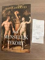 Het menslijk tekort, Boeken, Midas Dekkers, Nieuw, Ophalen of Verzenden, Nederland