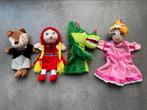 Handpoppen  Efteling Sprookjesbos (Roodkapje, Wolf, Draak), Ophalen, Zo goed als nieuw, Overige typen