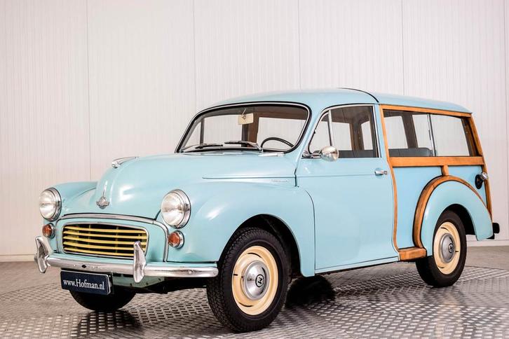 Morris Minor Traveller Estate (bj 1975), Auto's, Overige Auto's, Bedrijf, Te koop, Benzine, Stationwagon, Handgeschakeld, Origineel Nederlands