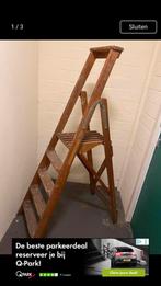 Houten schilderstrap heel mooi, Doe-het-zelf en Verbouw, Ladders en Trappen, Ophalen, Zo goed als nieuw, Minder dan 2 meter