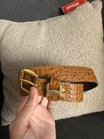 Vintage leren riem maat 85, Kleding | Dames, Riemen en Ceinturen, Ophalen of Verzenden, Zo goed als nieuw, Bruin, 80 tot 90 cm