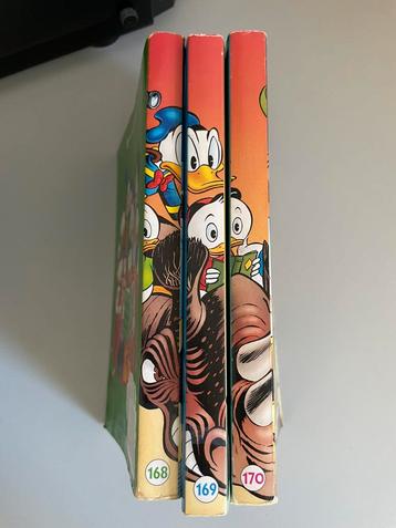 Donald duck pockets 3 stuks 168, 169 en 170 beschikbaar voor biedingen
