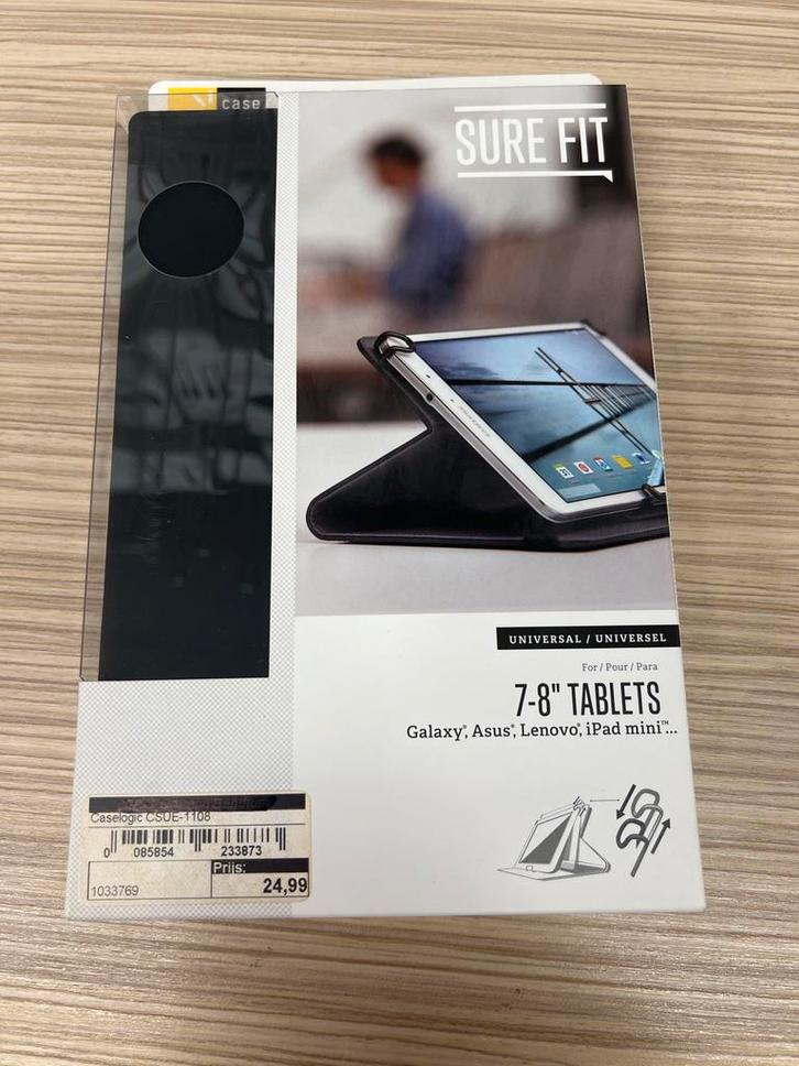 Universele Tablet Hoes 7-8 inch (NIEUW), Computers en Software, Tablet-hoezen, Nieuw, Bescherming voor- en achterkant, 8 inch