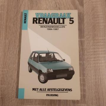 Renault 5 benzine 1984 1987 vraagbaak Nederlandse tekst beschikbaar voor biedingen