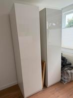 1 Kledingkast (hoogglans wit), Ophalen, Zo goed als nieuw, 50 tot 75 cm, 200 cm of meer