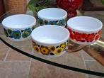 Grote schaal en 4 kommen van Arcopal vintage, Antiek en Kunst, Antiek | Servies los, Ophalen of Verzenden