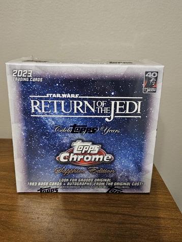 2023 Topps Star Wars Return of the Jedi Chrome Sapphire  beschikbaar voor biedingen