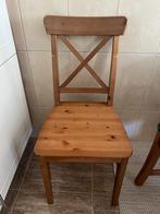 Eettafel + stoelen, Gebruikt, Vijf personen of meer, Rechthoekig, 50 tot 100 cm