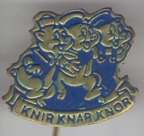 Knir Knar Knor groen koper stripfiguurtje speldje ( S_067 ), Verzamelen, Speldjes, Pins en Buttons, Zo goed als nieuw, Speldje of Pin