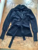 Zwarte wool jas/ vest van het merk IKKS, maat L., Maat 38/40 (M), IKKS, Zwart, Ophalen of Verzenden